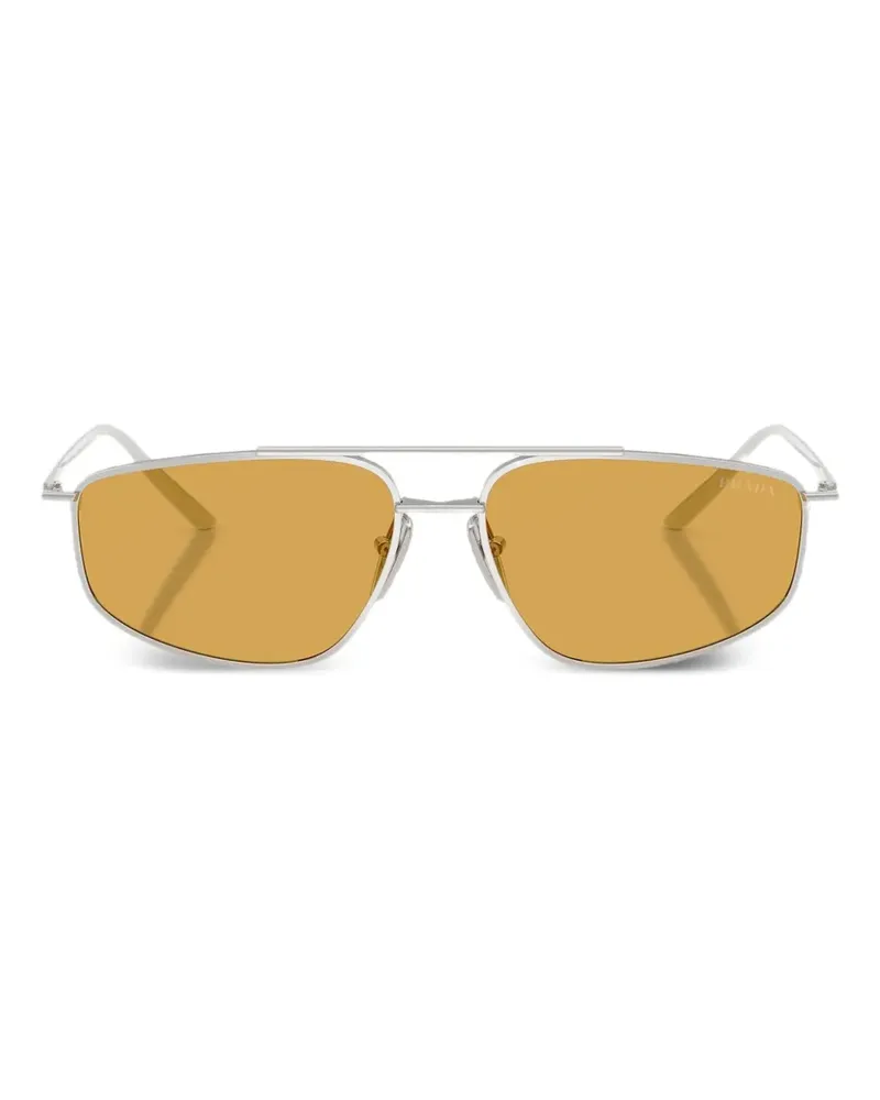 Prada geometric-frame sunglasses - Silber Silber