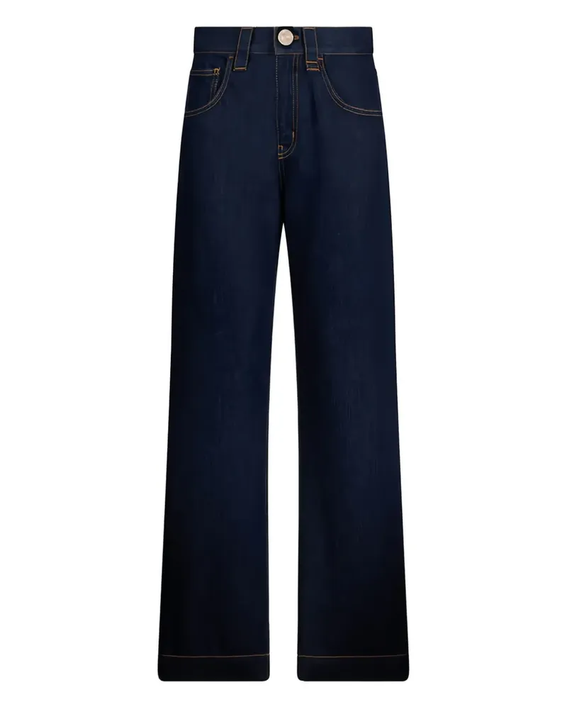 Liu Jo Five-Pocket-Jeans mit Applikation - Blau Blau