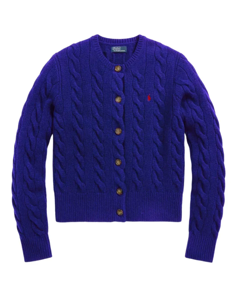 Ralph Lauren Cardigan aus Woll-Kaschmirgemisch - Blau Blau