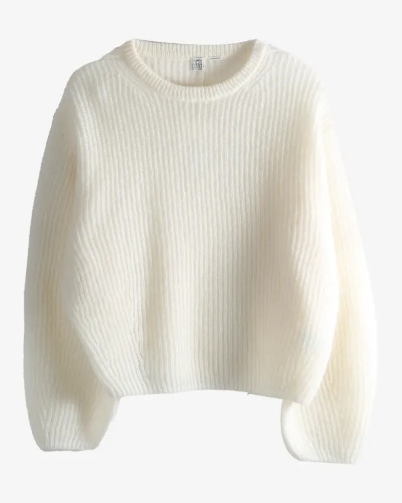 Totême Gerippter Pullover - Nude Nude