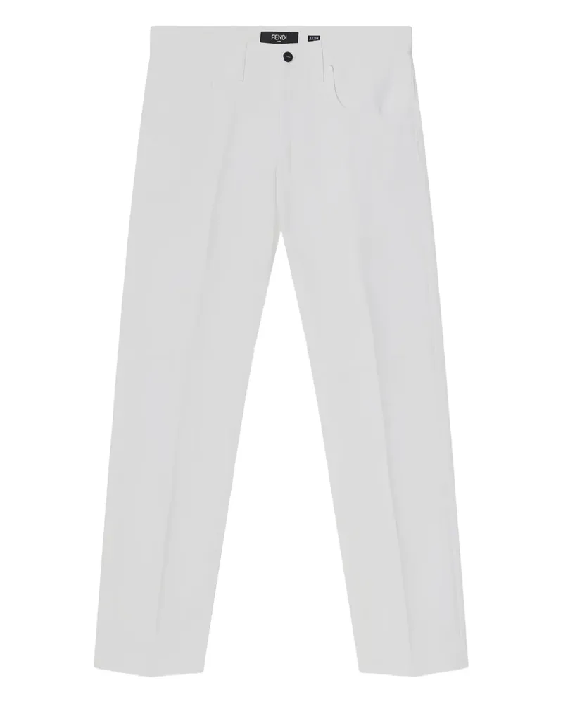 Fendi Klassische Jeans - Weiß Weiß