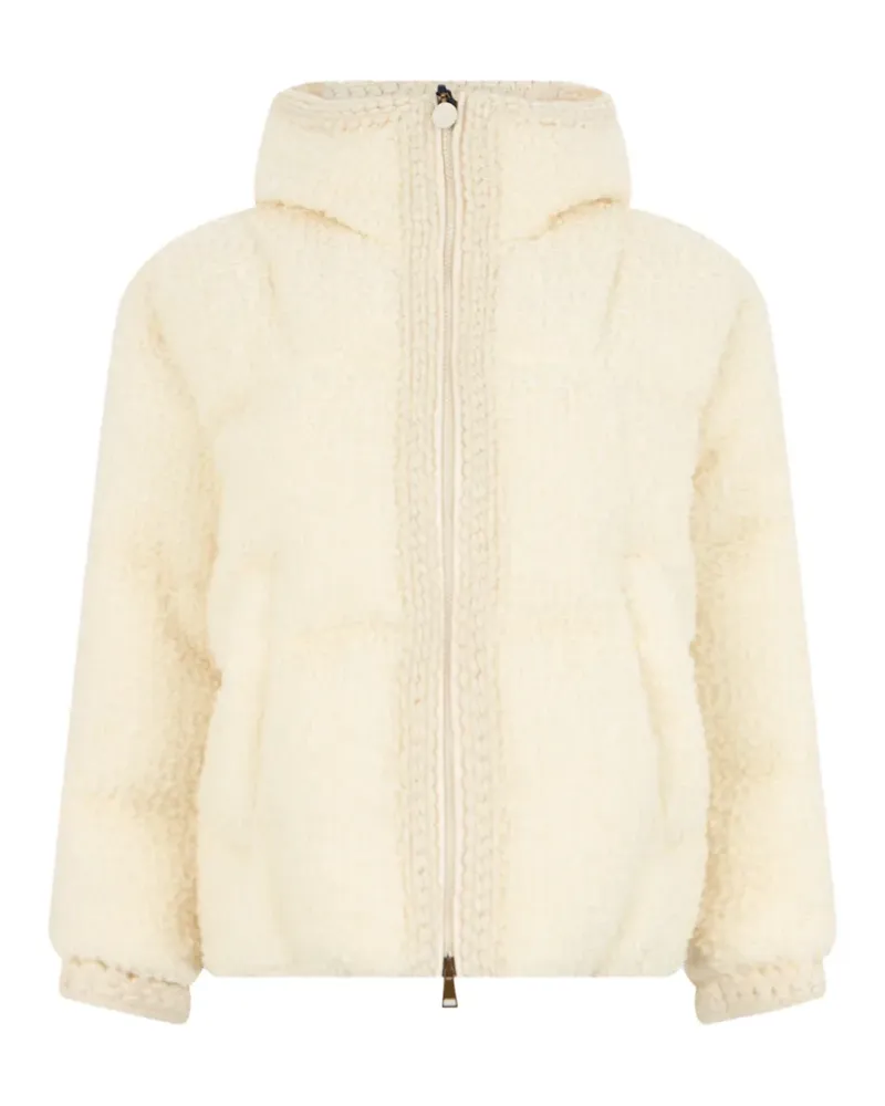 Moncler Cristallin Daunenjacke mit Logo - Nude Nude