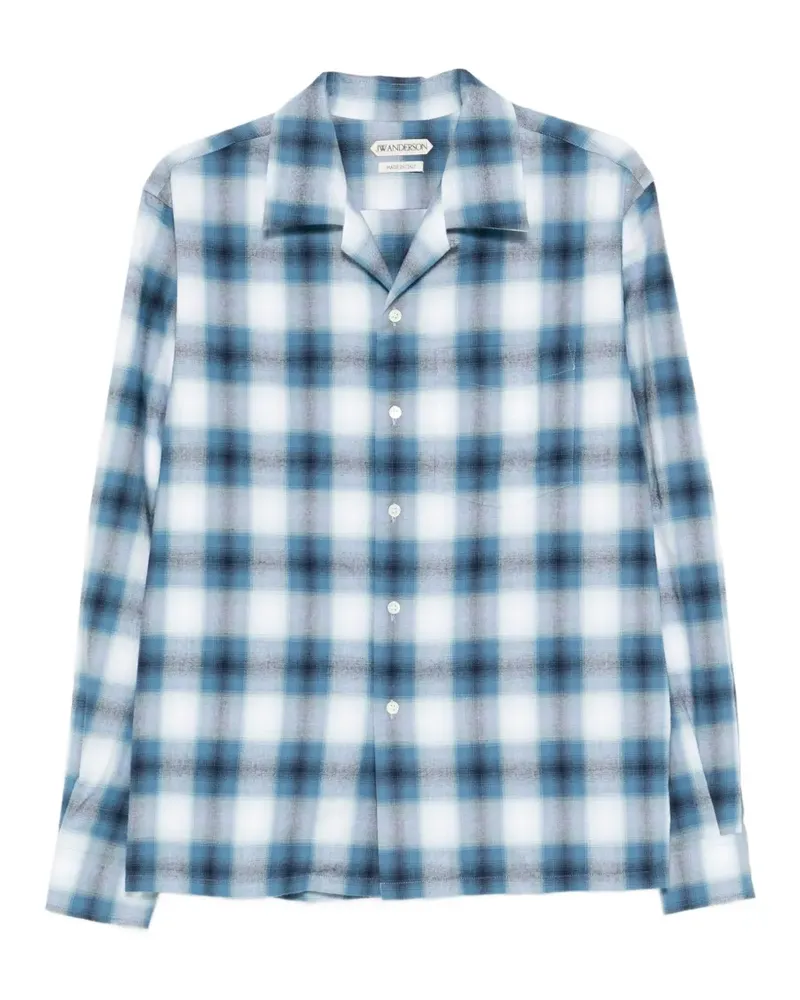 J.W.Anderson Hemd mit Karomuster - Blau Blau