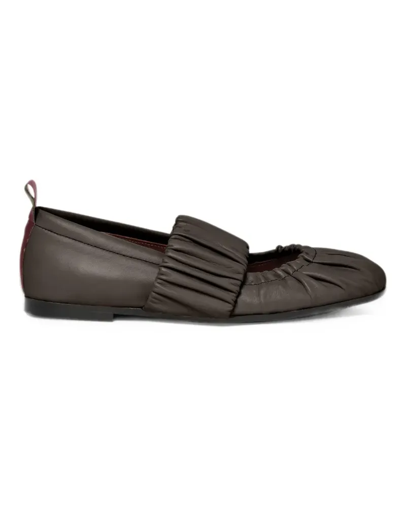 Antonio Marras Ballerinas mit elastischen Riemen - Braun Braun