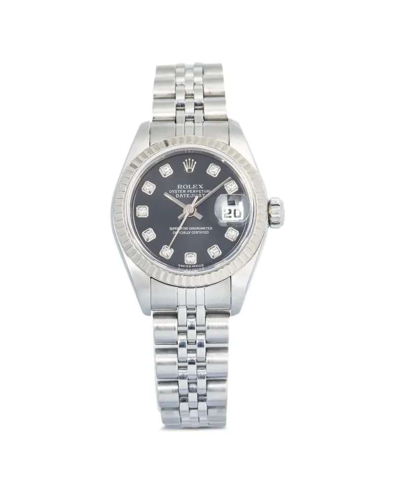 Rolex Datejust Edelstahl 26mm - Schwarz Schwarz