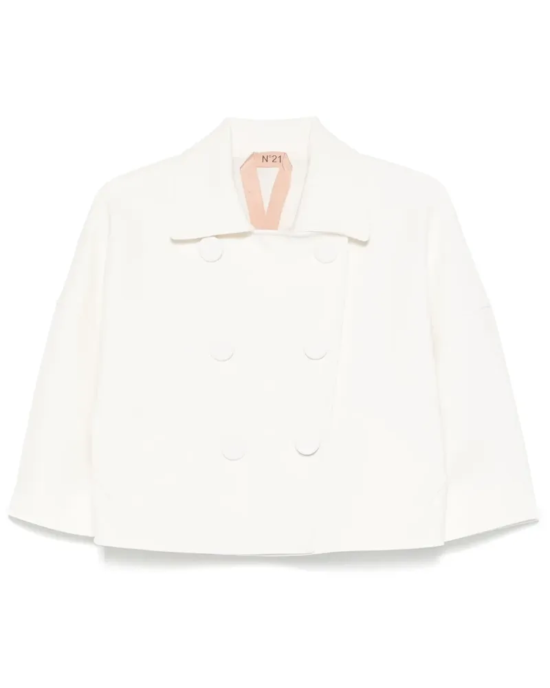 N° 21 Klassische Cabanjacke - Weiß Weiß