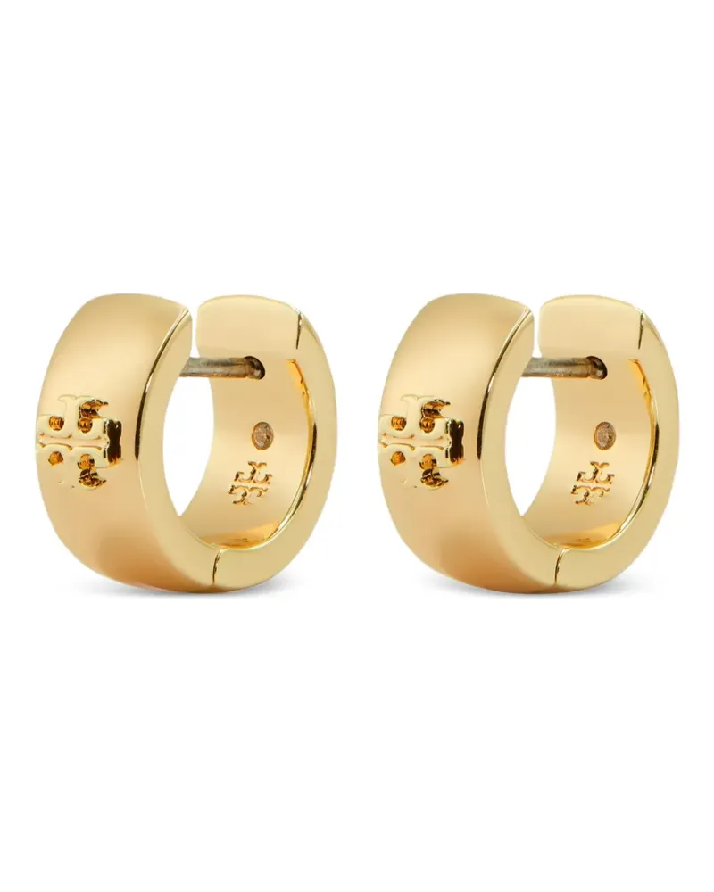 Tory Burch Icon Huggie Ohrringe - Gold Gold