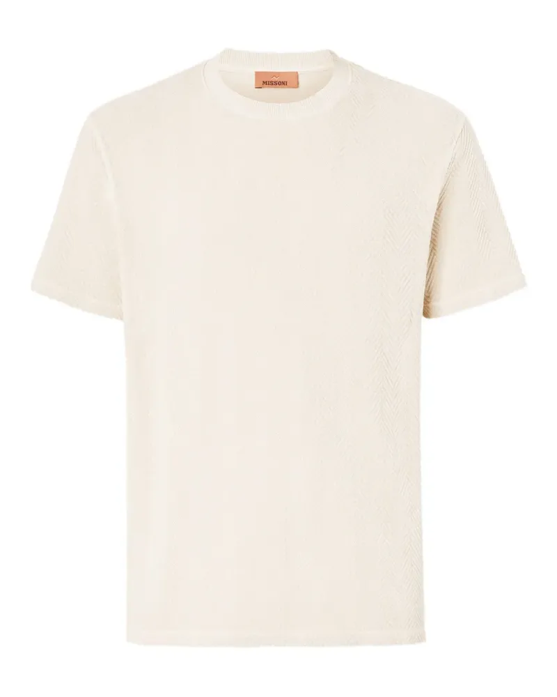 Missoni herringbone T-shirt - Nude Nude
