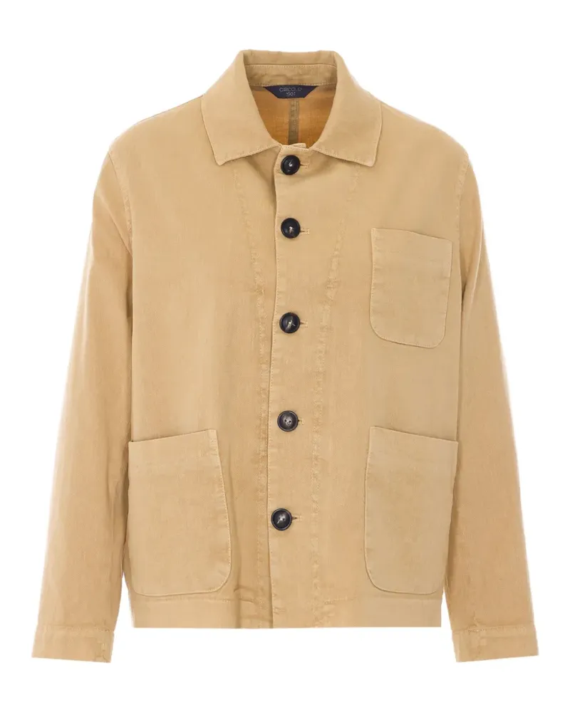 CIRCOLO 1901 spread-collar jacket - Nude Nude