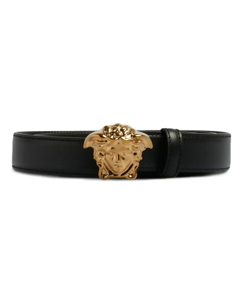 Versace Gürtel mit Medusa-Schnalle - Schwarz Schwarz