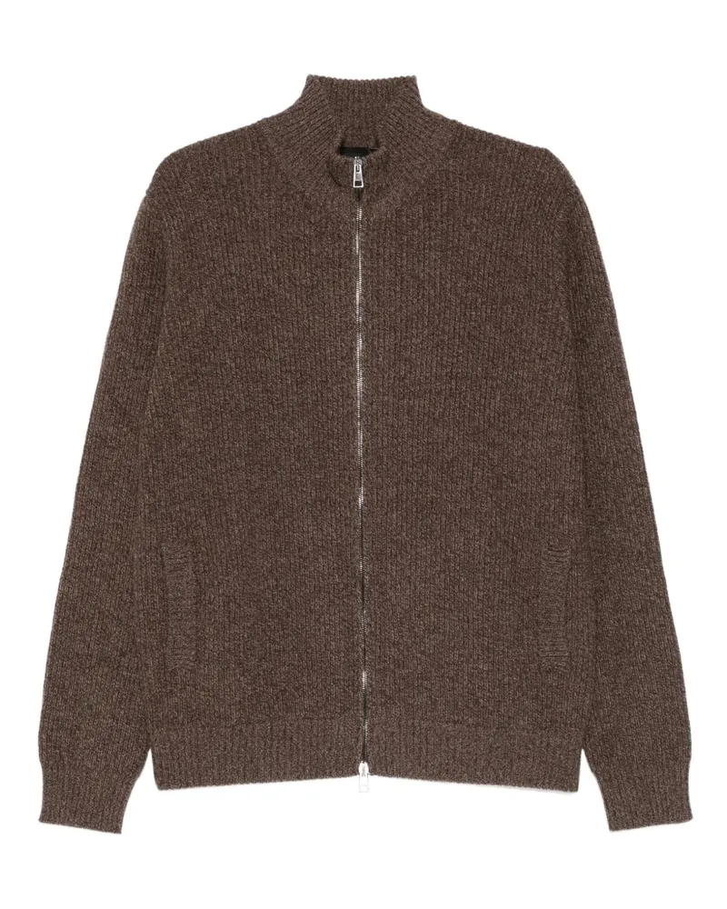 Roberto Collina Gerippter Cardigan - Braun Braun