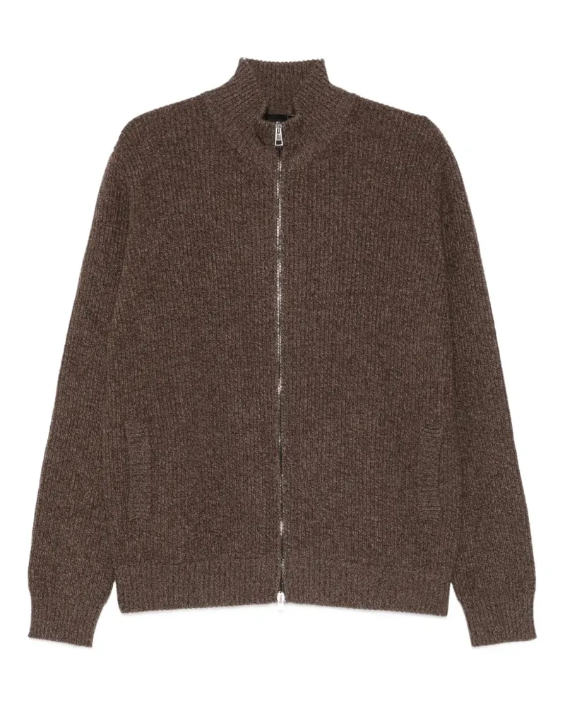 Roberto Collina Gerippter Cardigan - Braun Braun