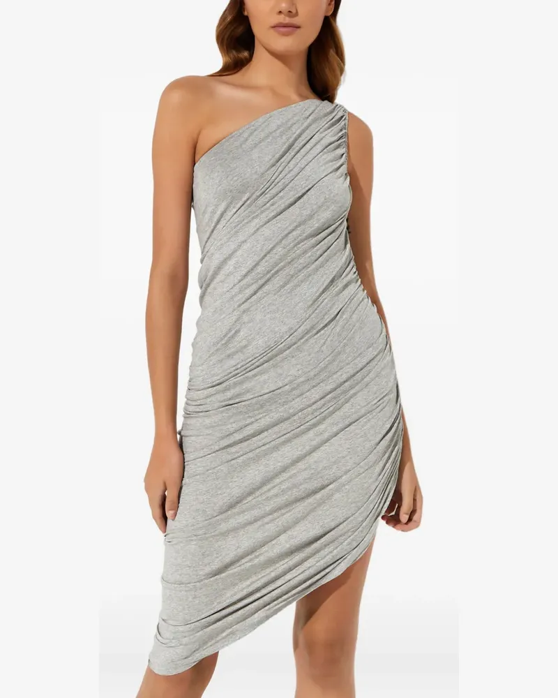Norma Kamali Diana One-Shoulder-Kleid - Grau Grau