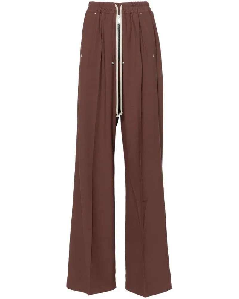 Rick Owens Belas Wide-Leg-Hose Rot