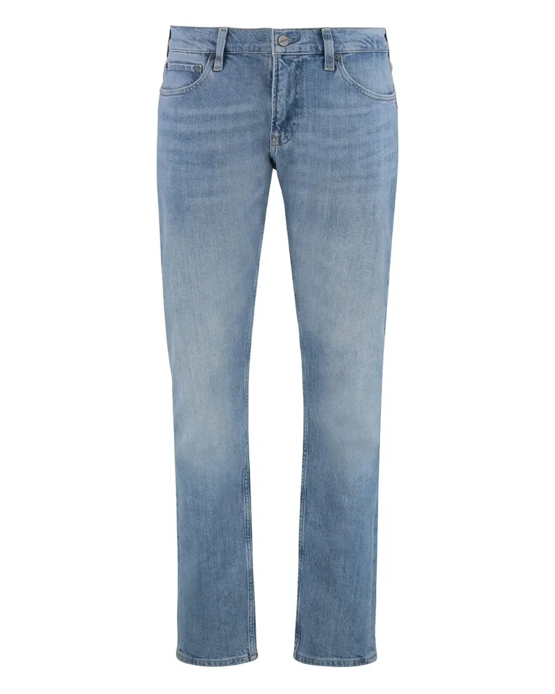 Calvin Klein Jeans mit Logo-Patch - Blau Blau