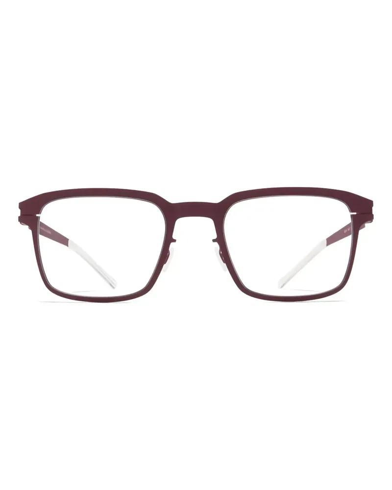 Mykita Eckige Matis Brille - Rot Rot