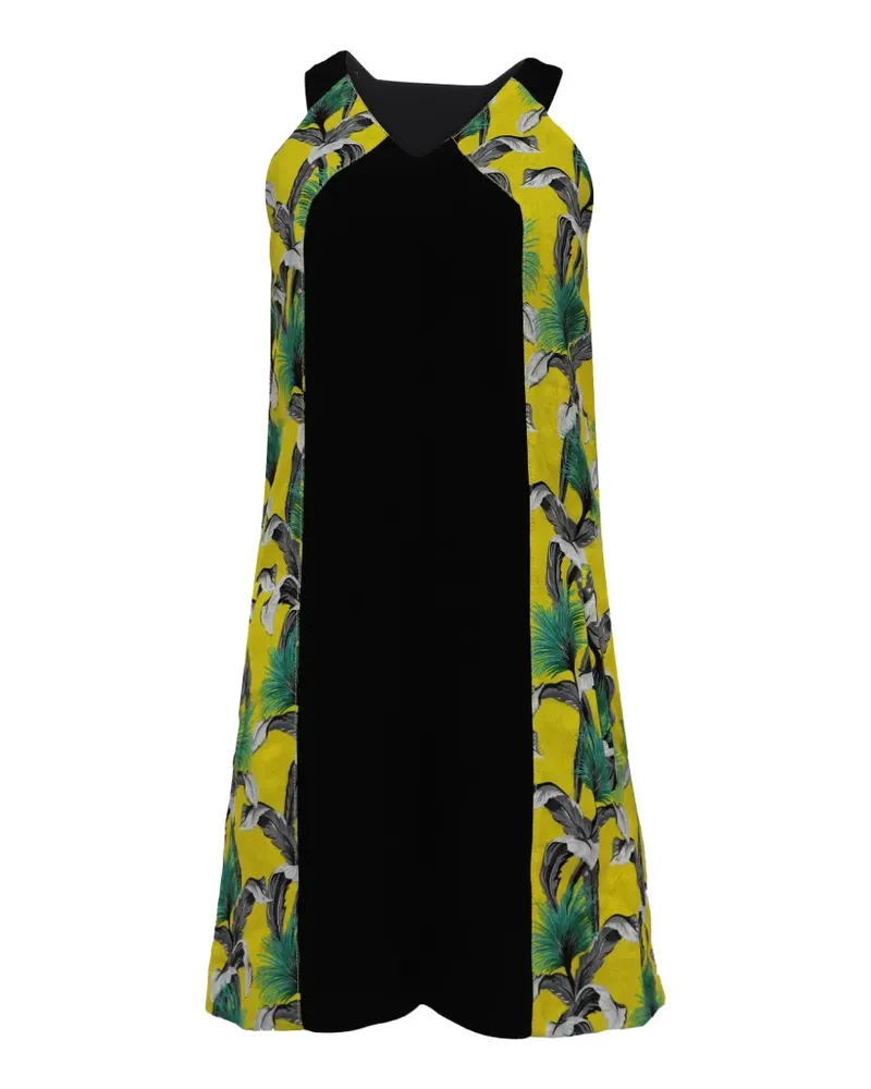 Proenza Schouler Kleid mit V-Ausschnitt - Schwarz Schwarz