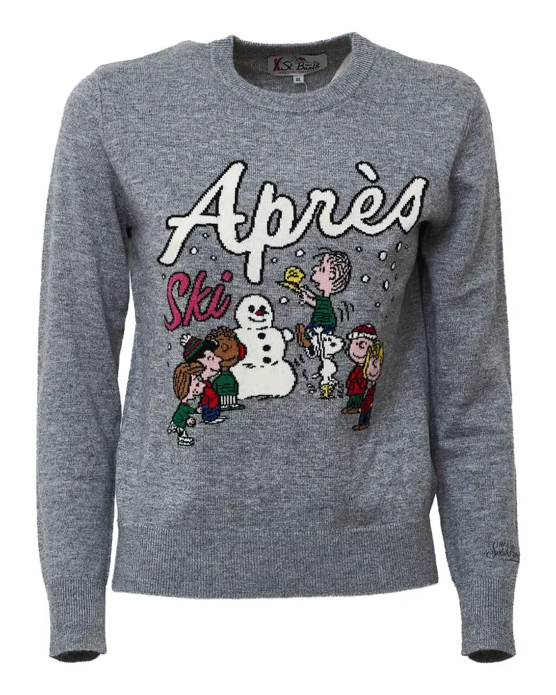 MC2 Saint Barth Peanuts Pullover mit Après-Ski-Intarsie - Grau Grau