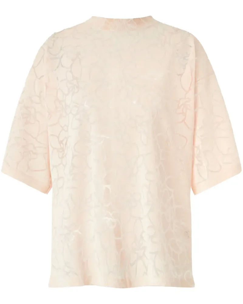 Genny Strickoberteil mit Blumenmuster - Nude Nude
