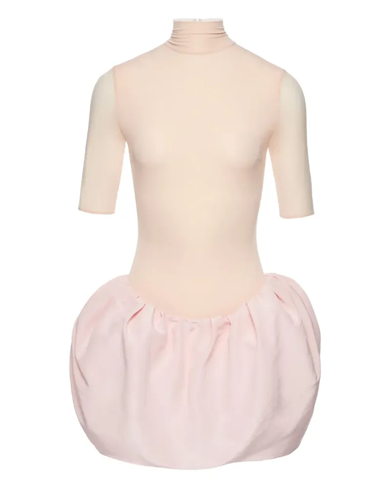 Magda Butrym Minikleid mit Puffdetail - Rosa Rosa