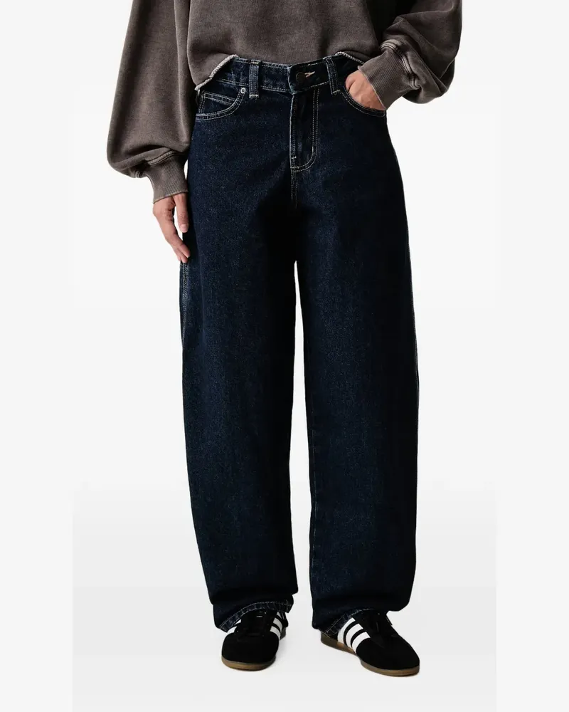 Dickies Jeans mit Logo-Patch - Blau Blau