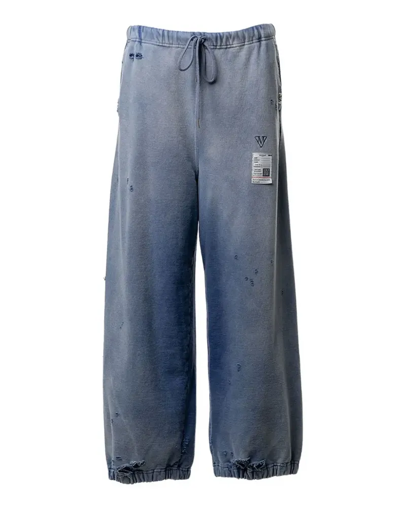 MIHARAYASUHIRO sun-faded-like sweat pants - Blau Blau