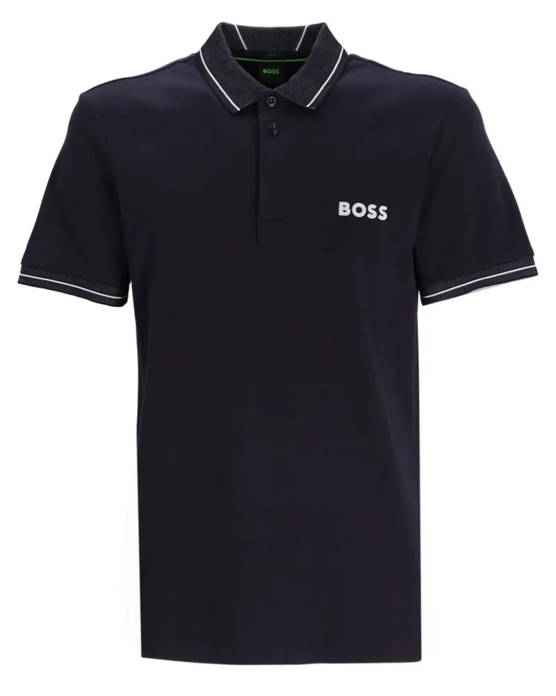 HUGO BOSS Paule 1 Poloshirt mit Streifen - Blau Blau