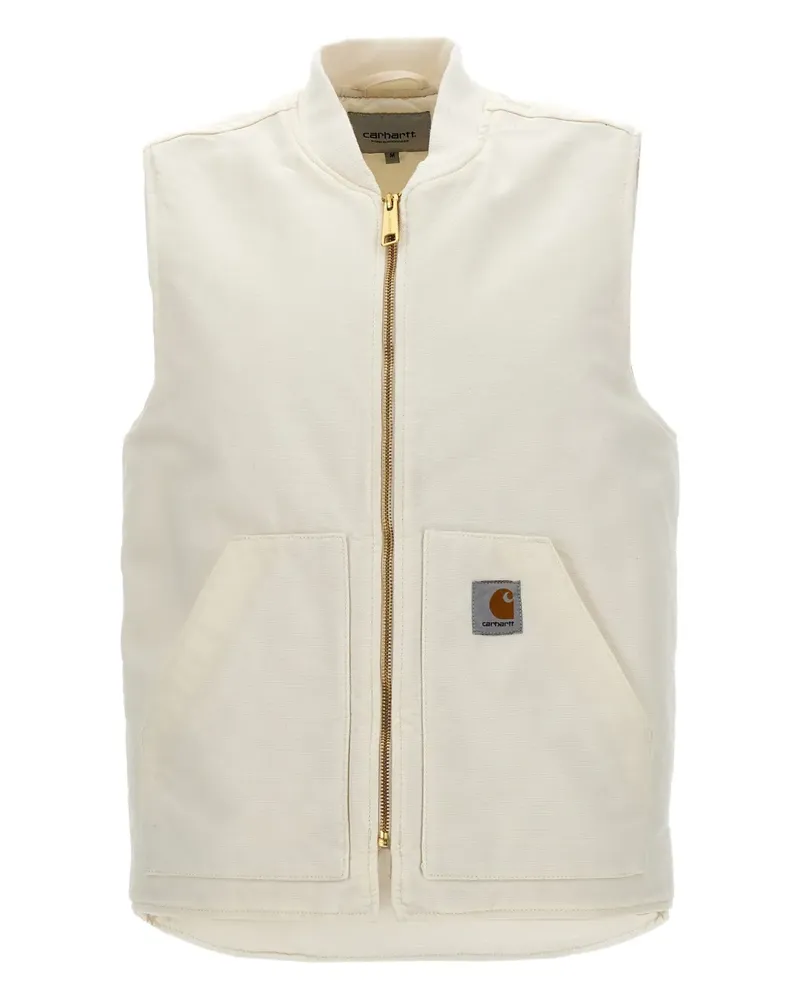 Carhartt WIP Gesteppte Weste - Weiß Weiß