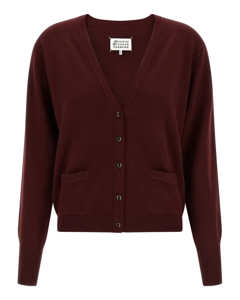 Maison Margiela V-neck cardigan - Rot Rot