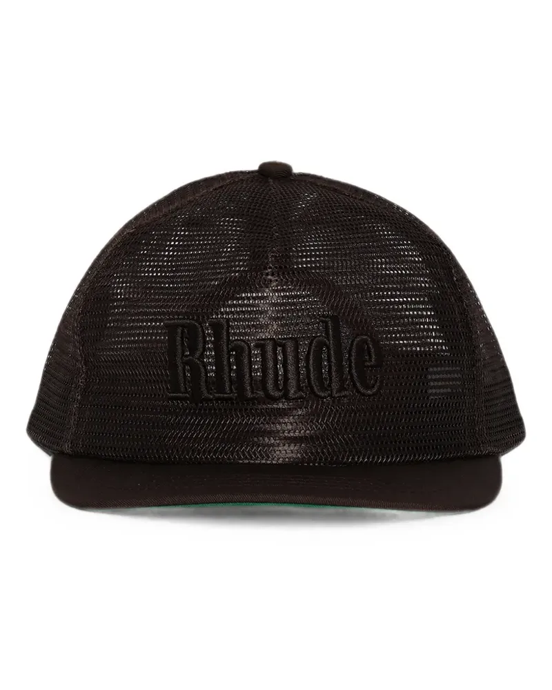 RHUDE Baseballkappe mit Logo-Stickerei - Braun Braun