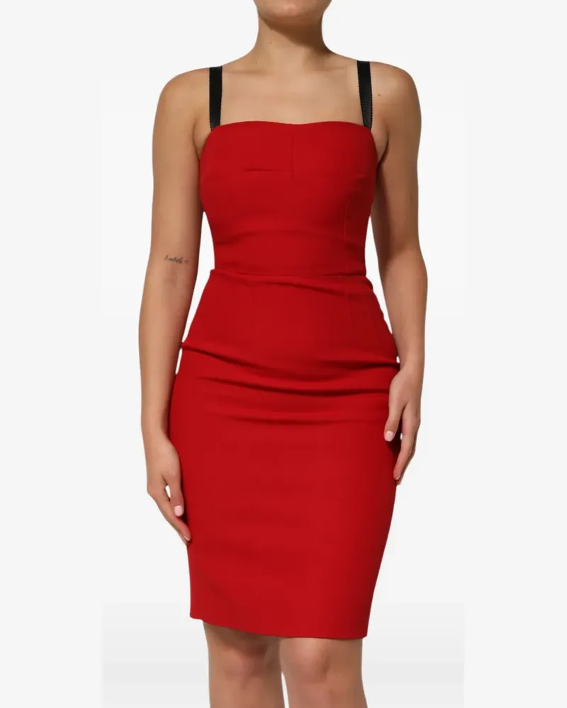 Dolce & Gabbana Enges Minikleid mit Stretchanteil - Rot Rot
