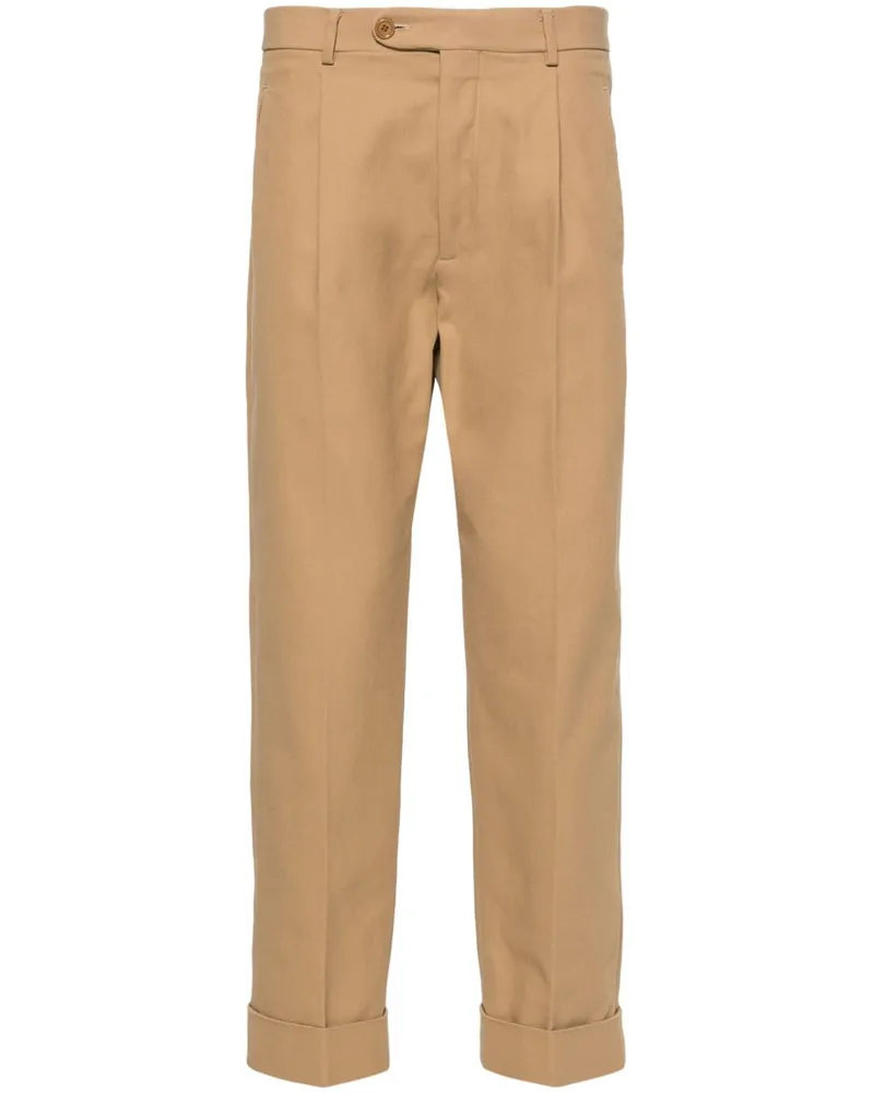 Gucci Hose mit GG-Stickerei - Nude Nude