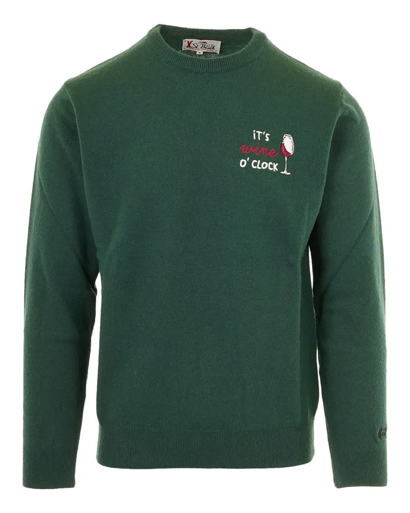 MC2 Saint Barth embroidery crew-neck sweatshirt - Grün Grün