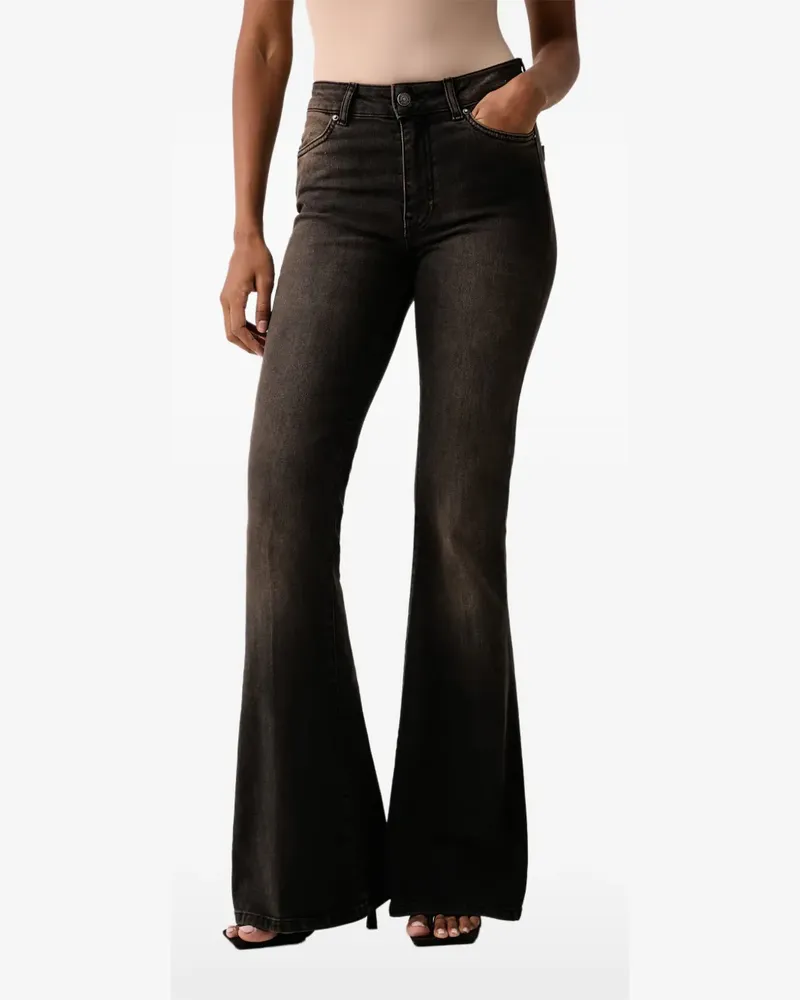 VICOLO Ausgeblichene Gisele Icon Jeans - Schwarz Schwarz