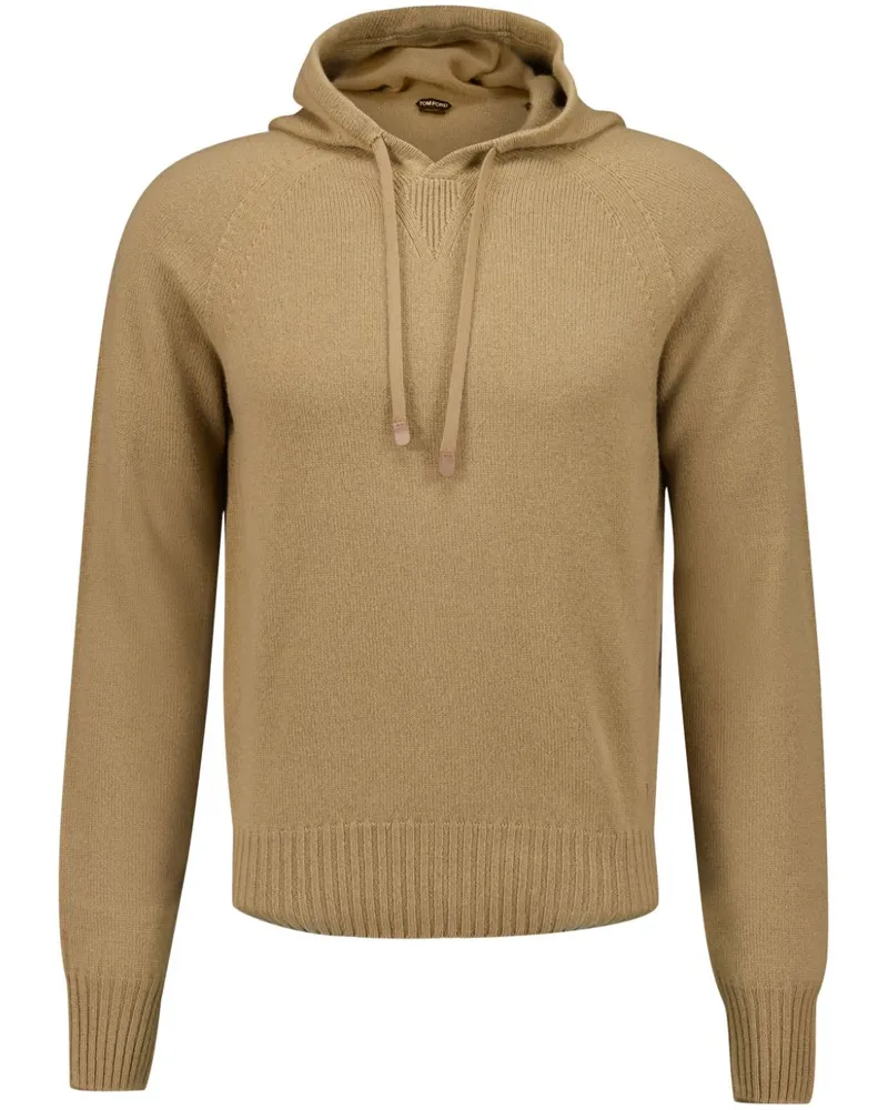 Tom Ford Nahtloser Hoodie aus Kaschmir - Braun Braun