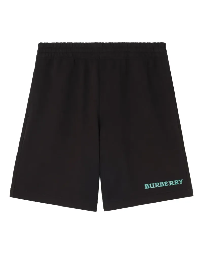 Burberry Shorts mit Logo - Schwarz Schwarz