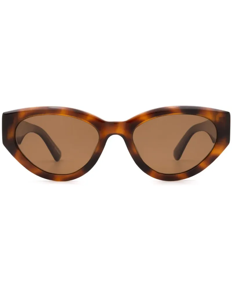 CHIMI Sonnenbrille mit Cat-Eye-Gestell - Braun Braun