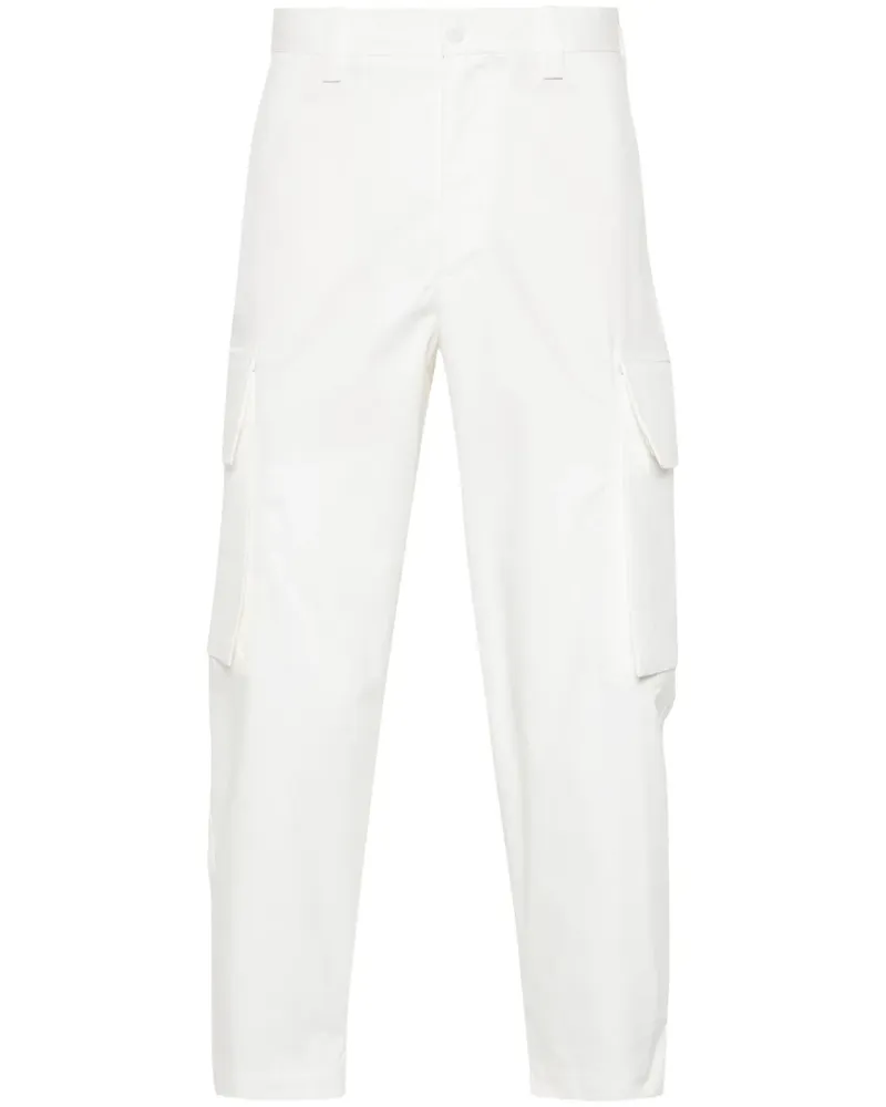 Neil Barrett Cargohose mit Tapered-Bein - Weiß Weiß
