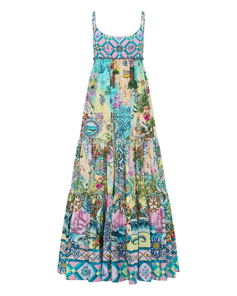 Camilla Just Coasting Maxikleid - Blau Blau