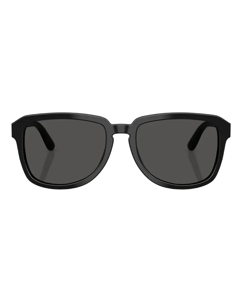 Dolce & Gabbana Sonnenbrille mit eckigem Gestell - Schwarz Schwarz