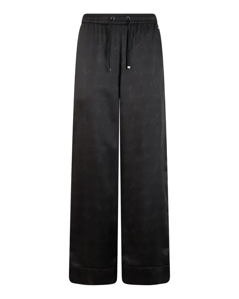Herno drawstring wide-leg trousers - Schwarz Schwarz