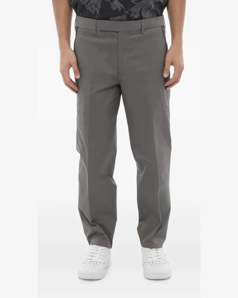 Neil Barrett Schmale Hose mit elastischen Bündchen - Grau Grau