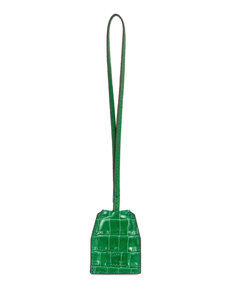 Paul Smith Schlüsselanhänger mit Kroko-Effekt - Grün Grün