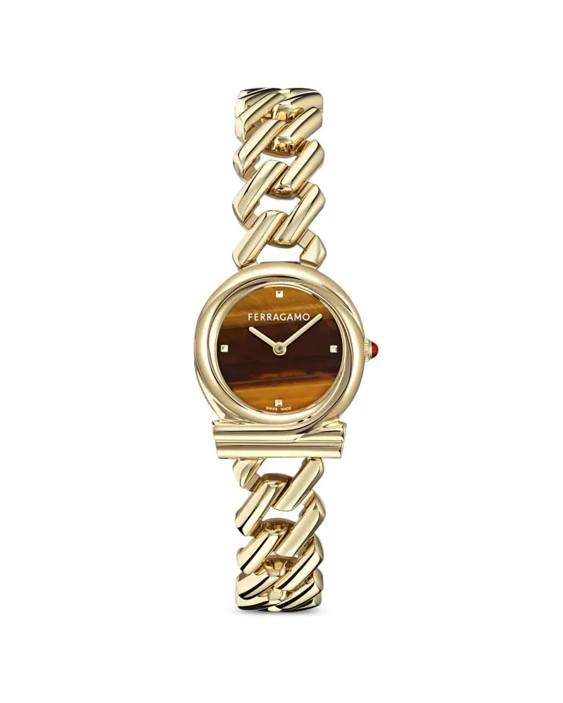 Ferragamo Gancini Twisted 28mm Uhr - Gold Gold