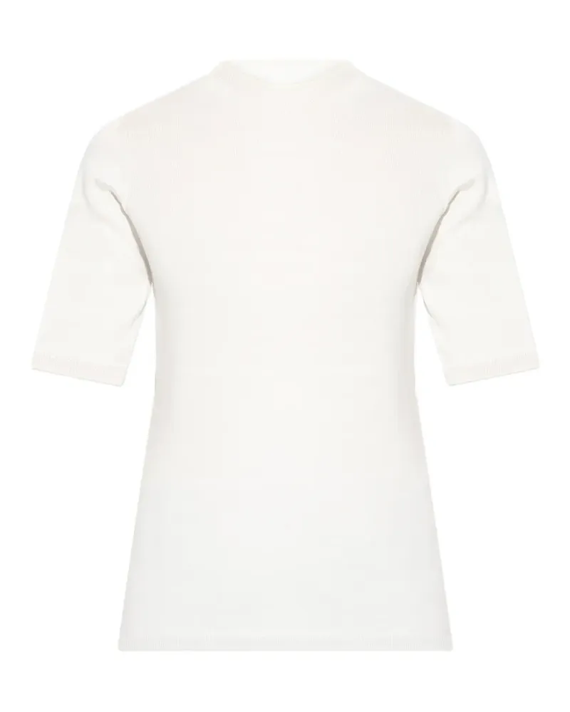 Fabiana Filippi fine-knit T-shirt - Weiß Weiß