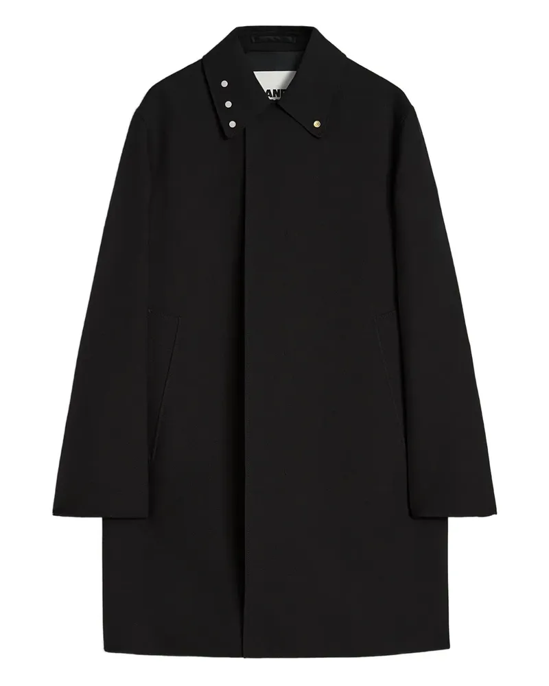 Jil Sander Doppelreihiger Mantel - Schwarz Schwarz