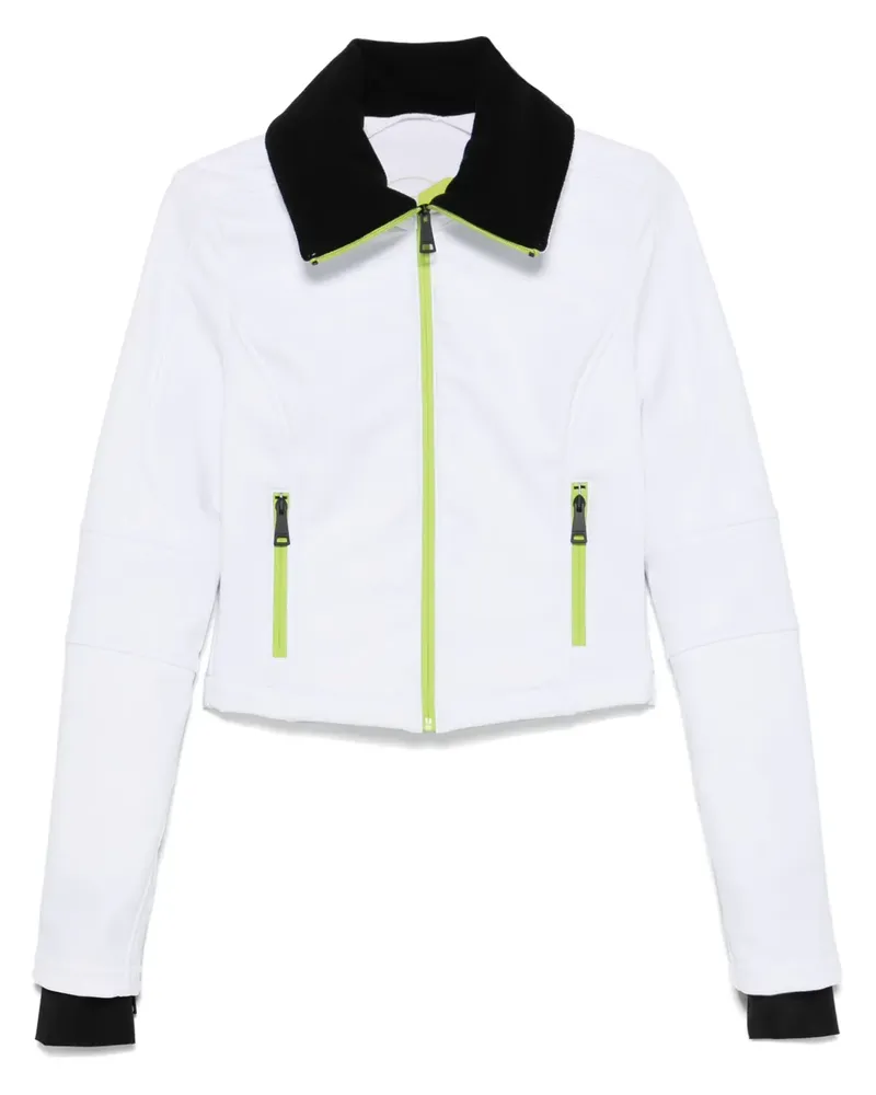KHRISJOY Skijacke mit Glitter-Detail - Weiß Weiß