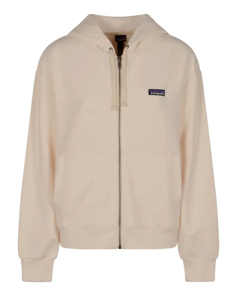 Patagonia Kapuzenjacke mit Logo-Patch - Nude Nude