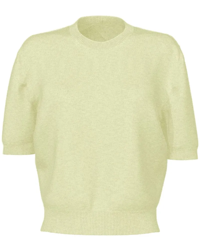 Johnstons of Elgin Strickoberteil mit Rundhalsausschnitt - Grün Grün