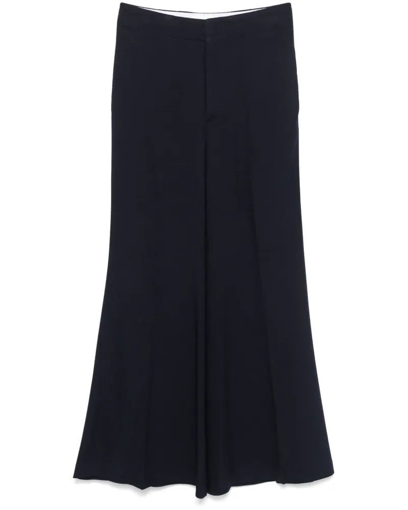 Victoria Beckham Hose mit weitem Bein - Blau Blau